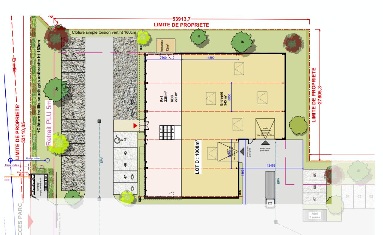Local d'activité Villefranche-sur-Saône 1217m² Vente local d'activité Villefranche-sur-Saône Rhône OVACT2311532 1